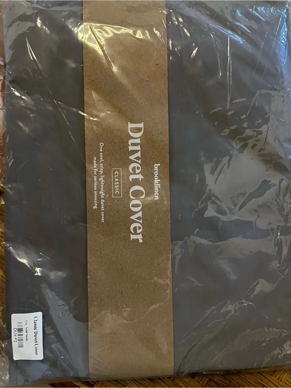 Brooklinen Classic Duvet Cover - Charcoal
